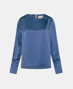 Online BLOUSE KENTA EN SOIE LAVÉE - PAPIER SUCRE Femme Chemises Et Blouses