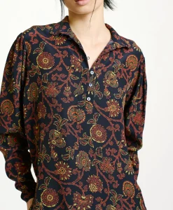 BLOUSE NAGISO EN CRÊPE DE CHINE IMPRIMÉ - Femme Chemises Et Blouses