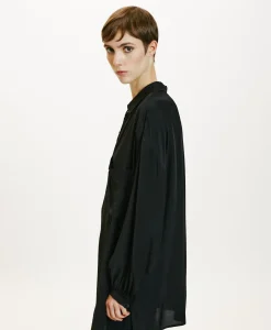 Hot BLOUSE OGATA EN RAYONNE LÉGÈRE UNIE - Femme Chemises Et Blouses