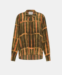 Online BLOUSE SACHI EN CRÊPE DE CHINE IMPRIMÉ - Femme Chemises Et Blouses