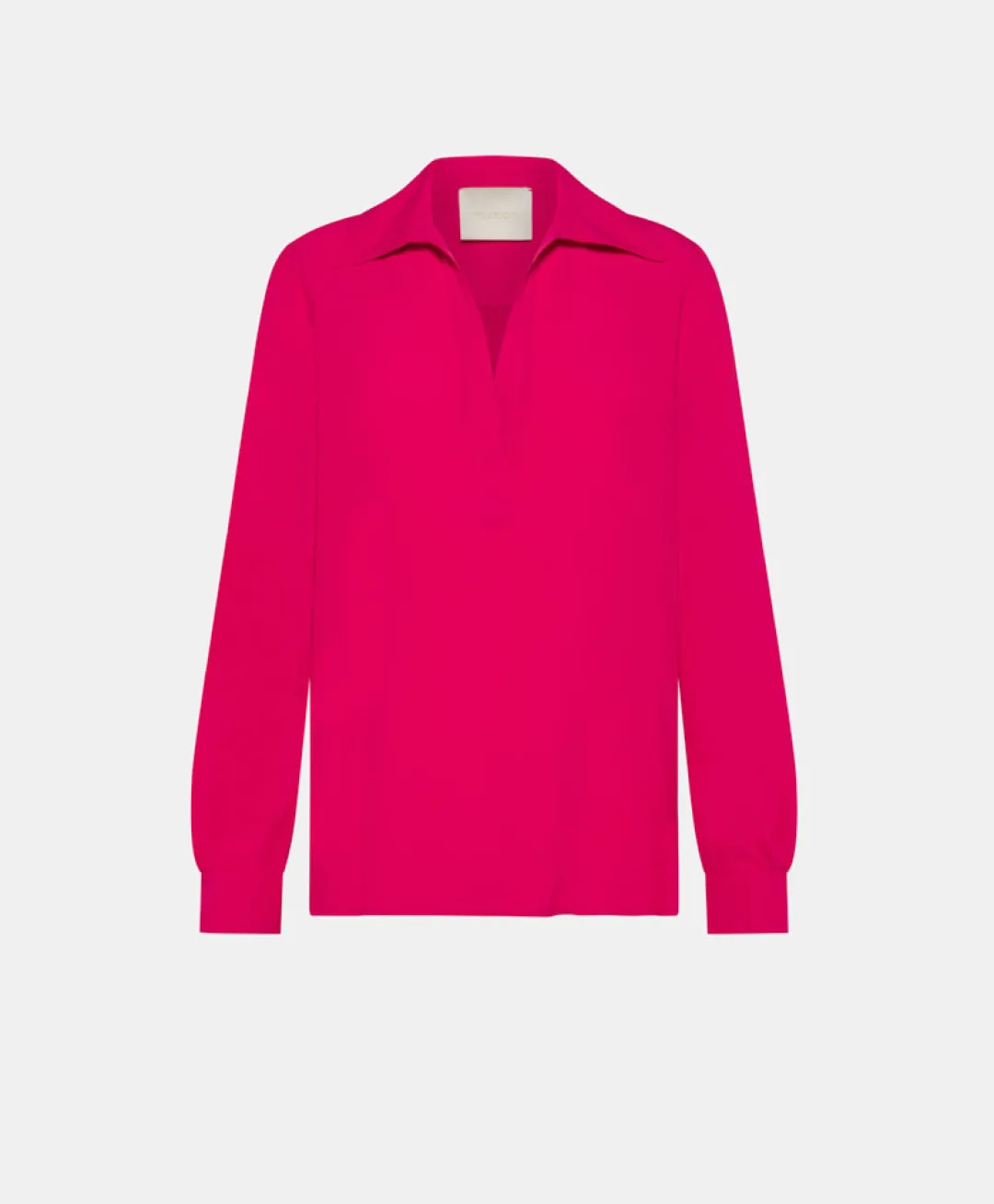 Hot BLOUSE SUE EN ACÉTATE/SOIE UNI - Femme Chemises Et Blouses