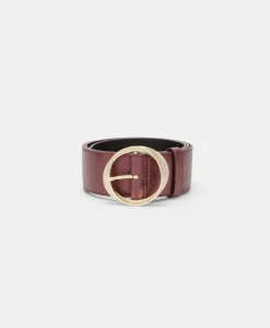 Hot CEINTURE DANSHI EN ÉCO-CUIR LAMINÉ - MOÛT DE RAISIN Femme Ceintures