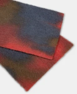ÉCHARPE TEDORI PULVÉRISÉE ALPAGA LAINE - MULTICOLORE ORANGE Femme Écharpes