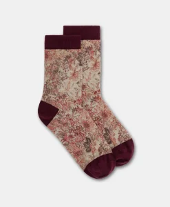 Discount CHAUSSETTES NANAMI EN CHAUSSETTE IMPRIMÉE - MULTICOLORE ROSE Femme Chaussettes