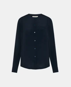 Best CHEMISIER DARUMA EN ACÉTATE/SOIE UNI - Femme Chemises Et Blouses