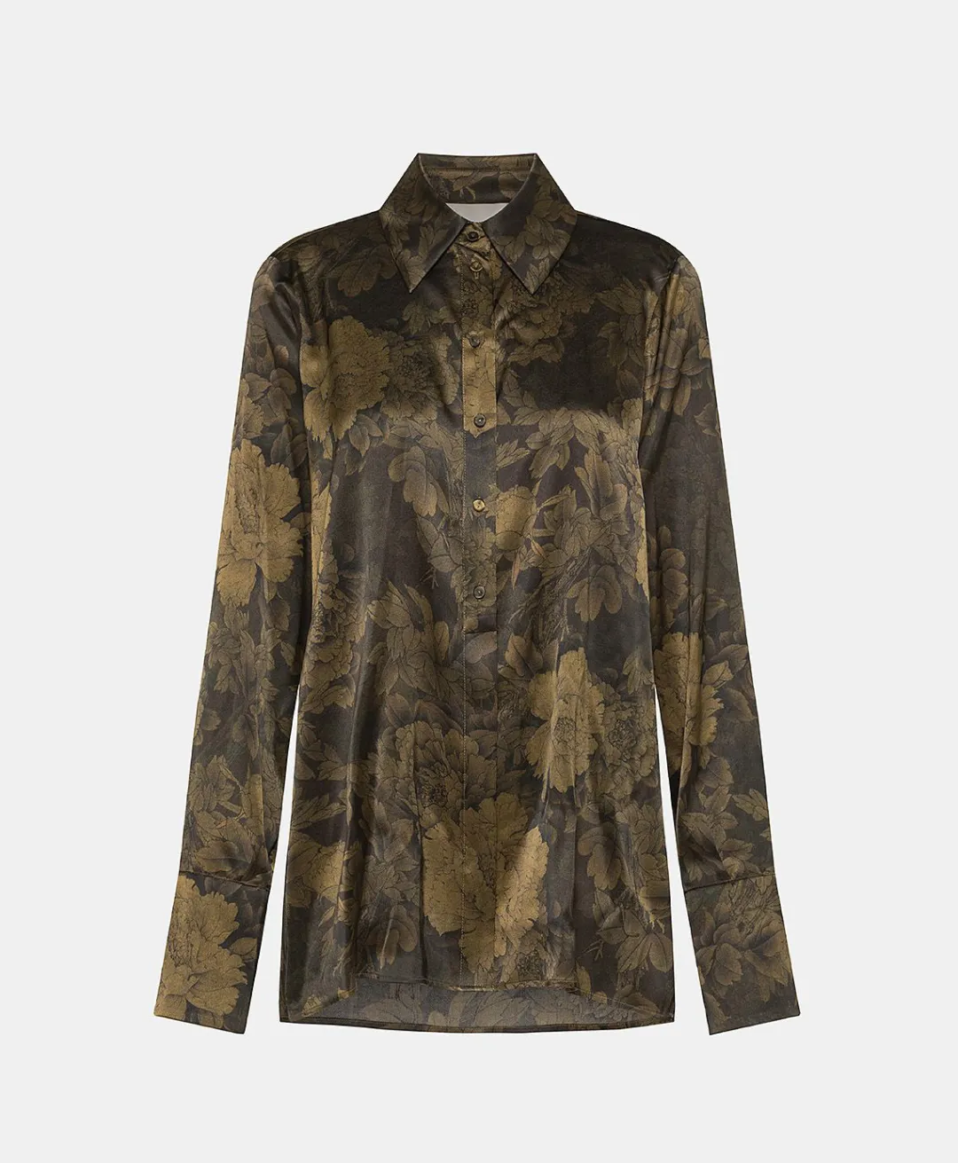 Hot CHEMISIER HAKINARI EN SATIN STRETCH IMPRIMÉ - Femme Chemises Et Blouses