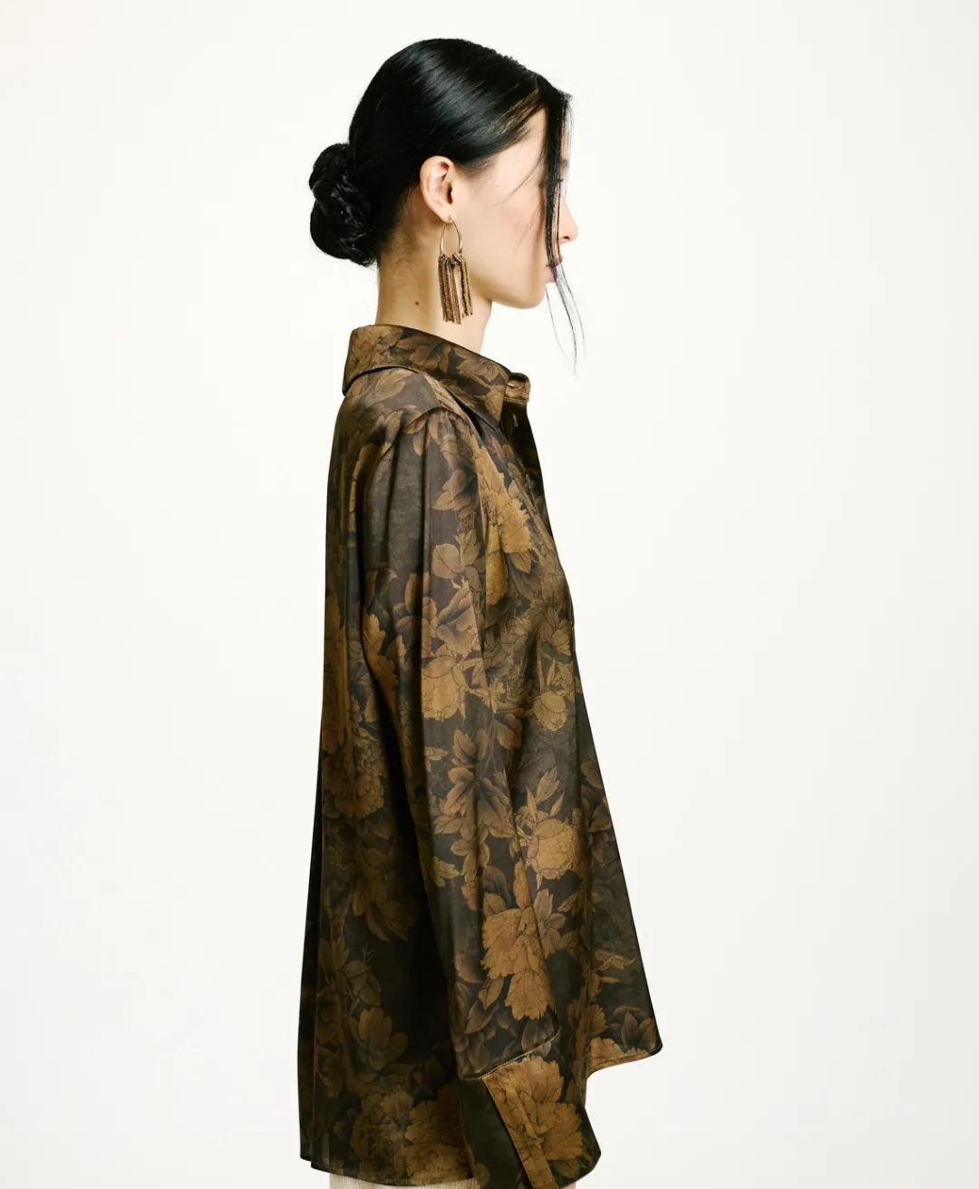 Hot CHEMISIER HAKINARI EN SATIN STRETCH IMPRIMÉ - Femme Chemises Et Blouses