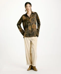 Hot CHEMISIER HAKINARI EN SATIN STRETCH IMPRIMÉ - Femme Chemises Et Blouses