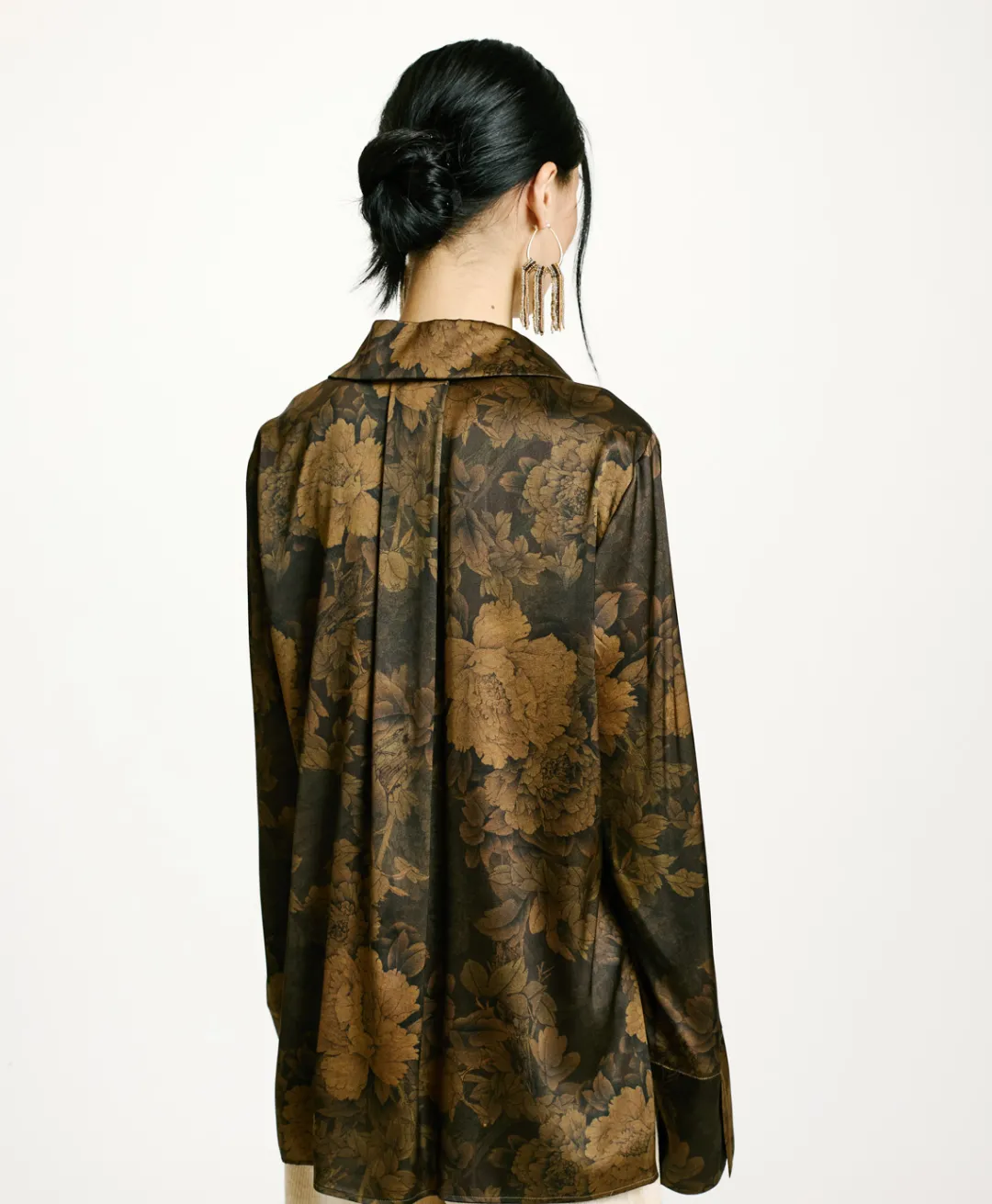 Hot CHEMISIER HAKINARI EN SATIN STRETCH IMPRIMÉ - Femme Chemises Et Blouses