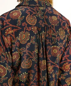 Best CHEMISIER MEUDON EN CRÊPE DE CHINE IMPRIMÉ - Femme Chemises Et Blouses