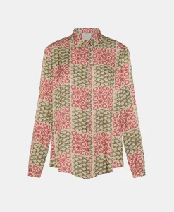 Best CHEMISIER MEUDON EN VISCOSE JACQUARD IMPRIMÉE - Femme Chemises Et Blouses