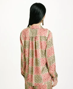 Best CHEMISIER MEUDON EN VISCOSE JACQUARD IMPRIMÉE - Femme Chemises Et Blouses