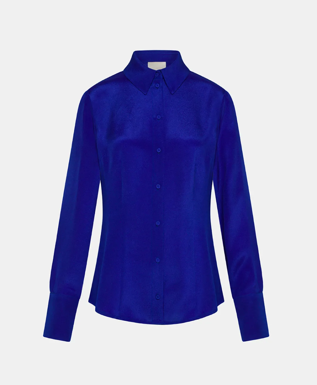 New CHEMISIER ORIGA EN MÉLANGE DE SOIE CRÊPE - Femme Chemises Et Blouses