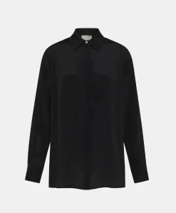 Hot CHEMISIER SAYONARA EN ACÉTATE/SOIE UNI - Femme Chemises Et Blouses