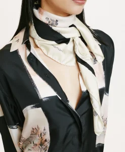 FOULARD NIPPONIA EN SOIE - MULTICOLORE NOIR Femme Costumes