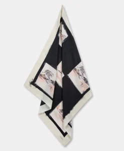 FOULARD NIPPONIA EN SOIE - MULTICOLORE NOIR Femme Costumes