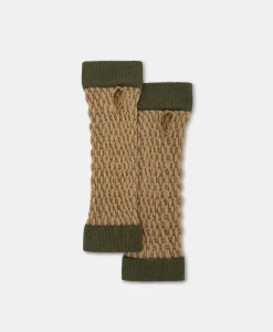 Best GANTS AIKA EN CHAUSSETTE JACQUARD - VERT MULTICOLORE Femme Gants