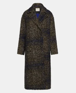 Best MANTEAU FONTAINEBLEAU EN CARREAUX BOUCLÉ - Femme Manteaux