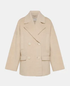 Hot MANTEAU ICHIKA BIS EN PANNE DOUBLE LAINE ALPAGA - Femme Manteaux