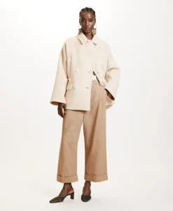 Hot MANTEAU ICHIKA BIS EN PANNE DOUBLE LAINE ALPAGA - Femme Manteaux