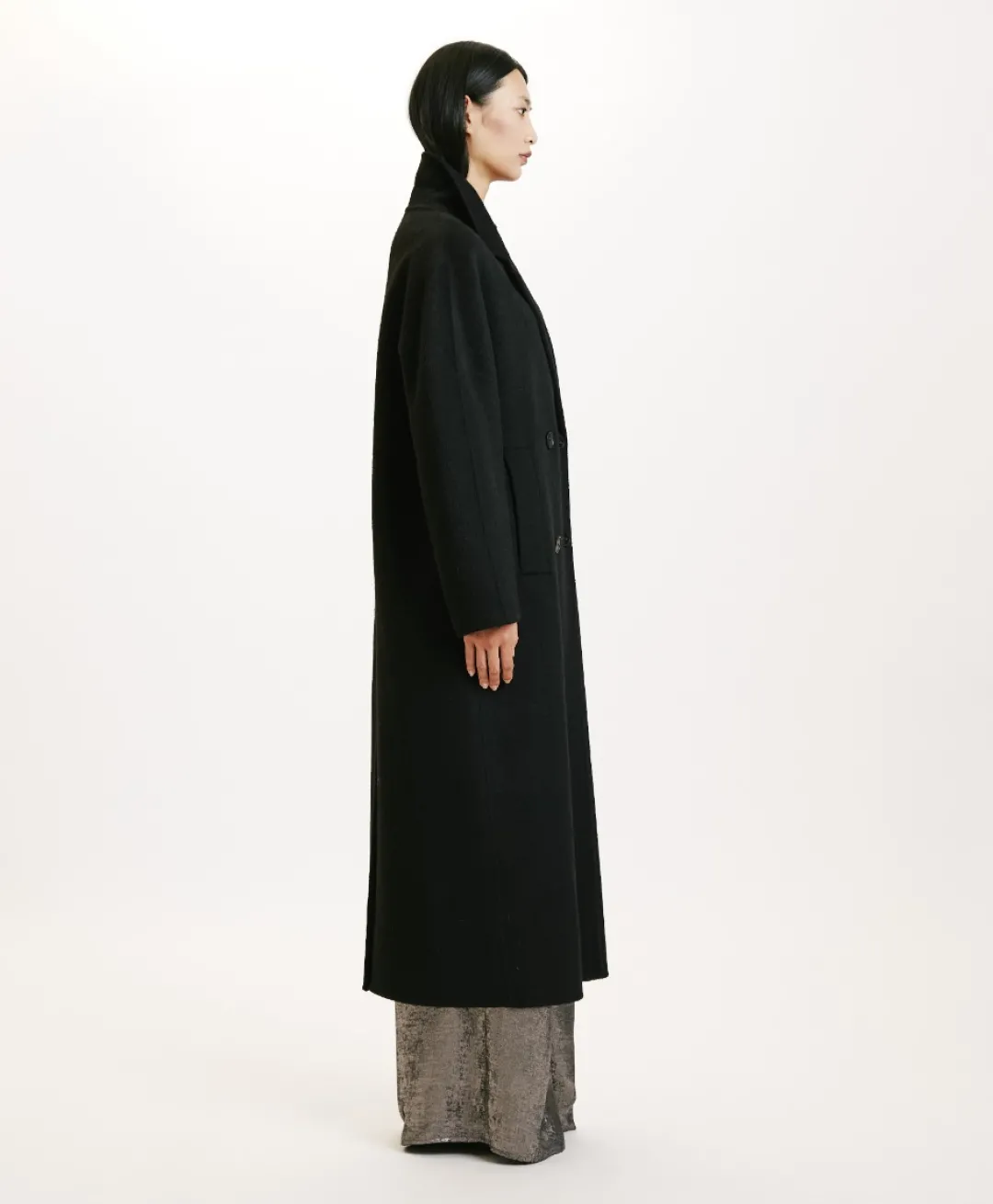 Outlet MANTEAU SAKURA EN PANNE DOUBLE LAINE ALPAGA - Femme Manteaux