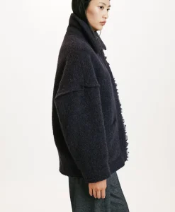 New MANTEAU UMI EN BOUCLÉ LAINE ALPAGA - Femme Manteaux