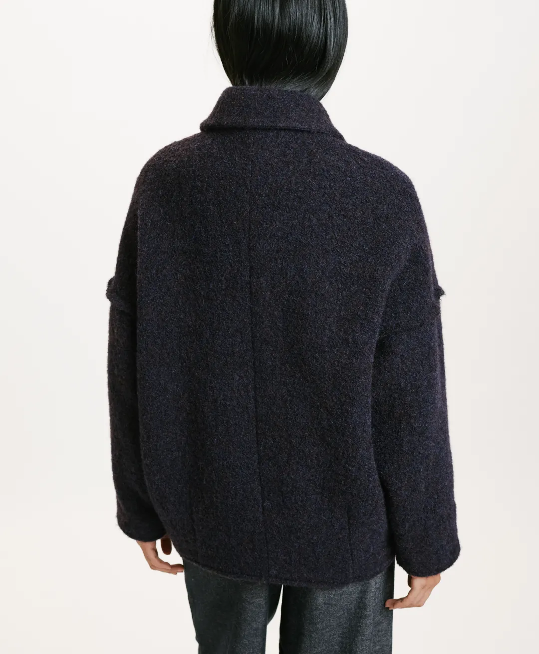 New MANTEAU UMI EN BOUCLÉ LAINE ALPAGA - Femme Manteaux