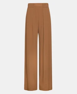 Discount PANTALON ASPEN EN ACÉTATE/SOIE UNI - Femme Costumes
