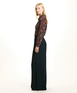 Sale PANTALON ASPEN EN ACÉTATE/SOIE UNI - Femme Pantalons
