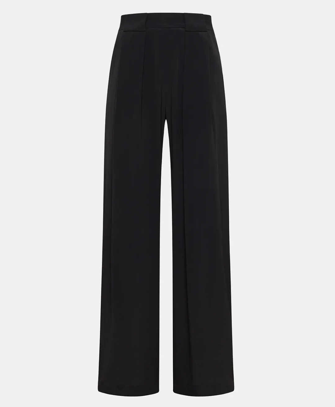 PANTALON ASPEN EN ACÉTATE/SOIE UNI - Femme Pantalons