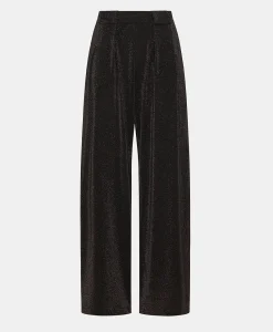 Discount PANTALON ASPEN EN JERSEY LUREX - GRIS CHARBON Femme Pantalons