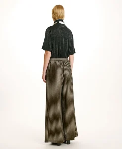Clearance PANTALON ASPEN EN JERSEY LUREX - MULTICOLORE CUIVRE Femme Pantalons