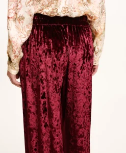 Hot PANTALON BACCARAT EN VELOURS STRETCH - Femme Pantalons