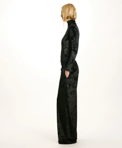 Outlet PANTALON BACCARAT EN VELOURS STRETCH - Femme Pantalons