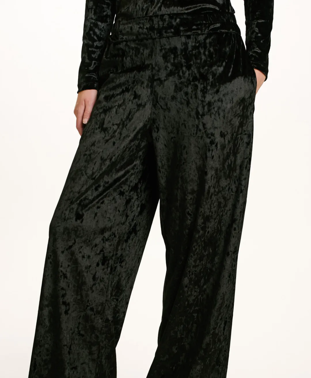 Outlet PANTALON BACCARAT EN VELOURS STRETCH - Femme Pantalons