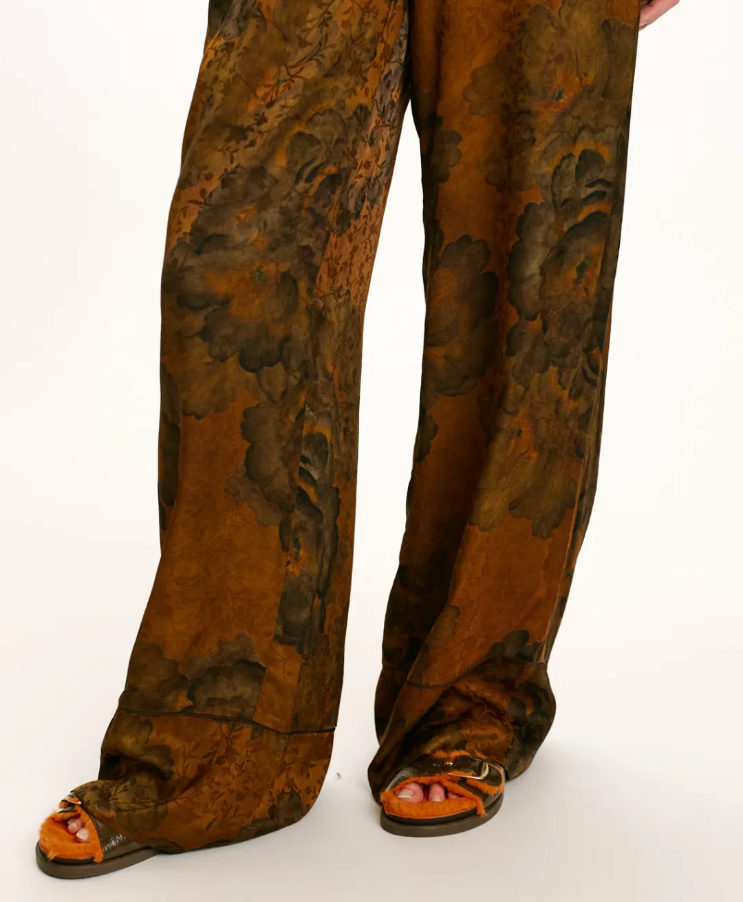 Discount PANTALON DAIKI EN VISCOSE JACQUARD IMPRIMÉE - Femme Pantalons
