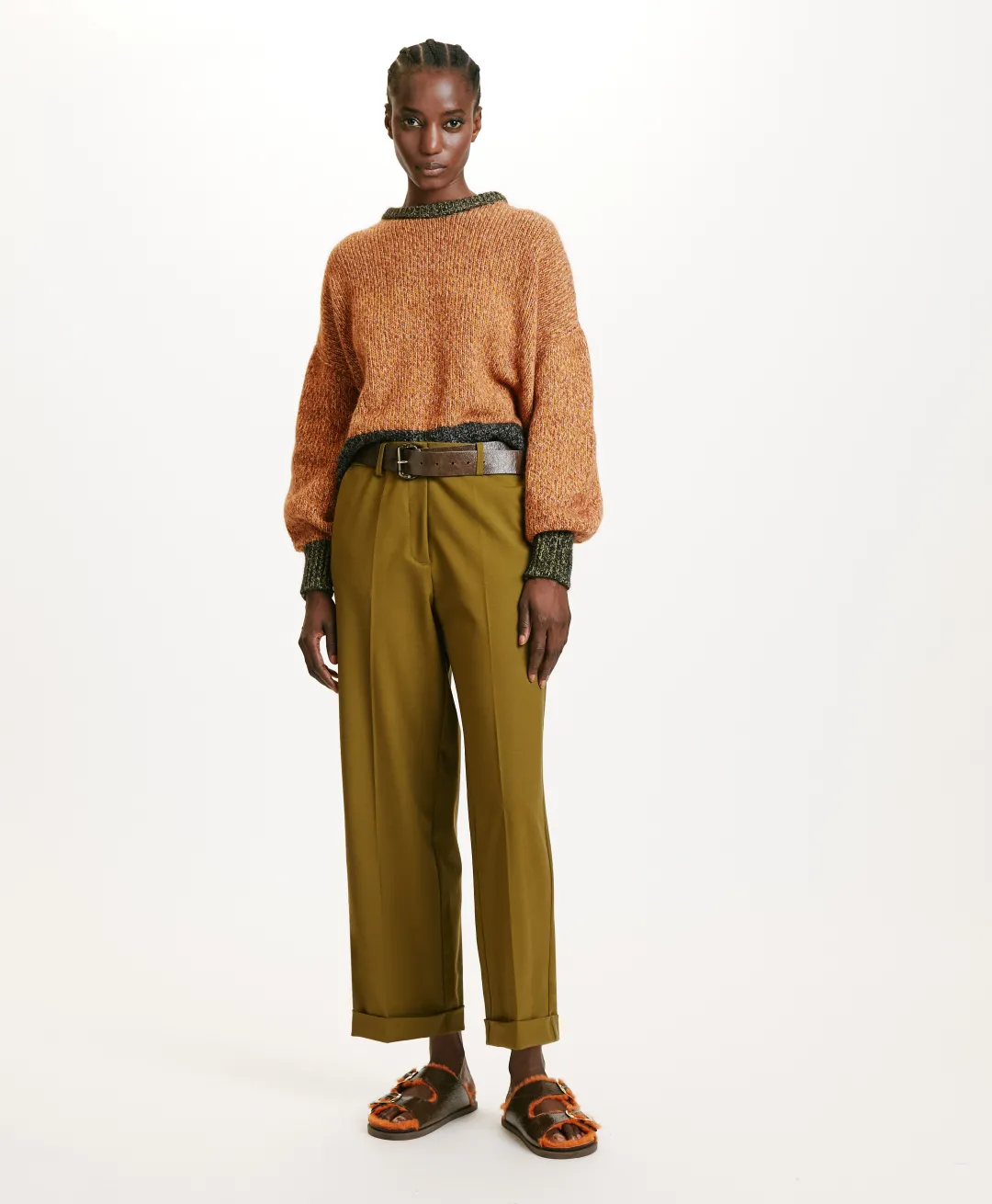 PANTALON DANGO EN LAINE FROIDE BISTRETCH - Femme Pantalons