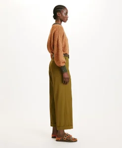 PANTALON DANGO EN LAINE FROIDE BISTRETCH - Femme Pantalons