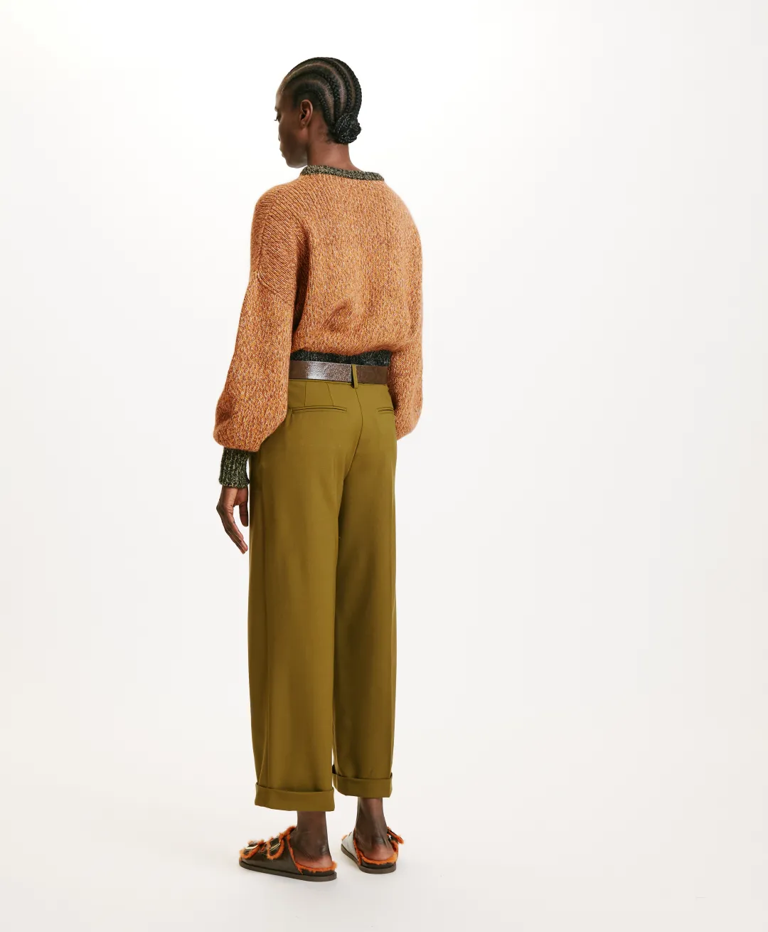 PANTALON DANGO EN LAINE FROIDE BISTRETCH - Femme Pantalons