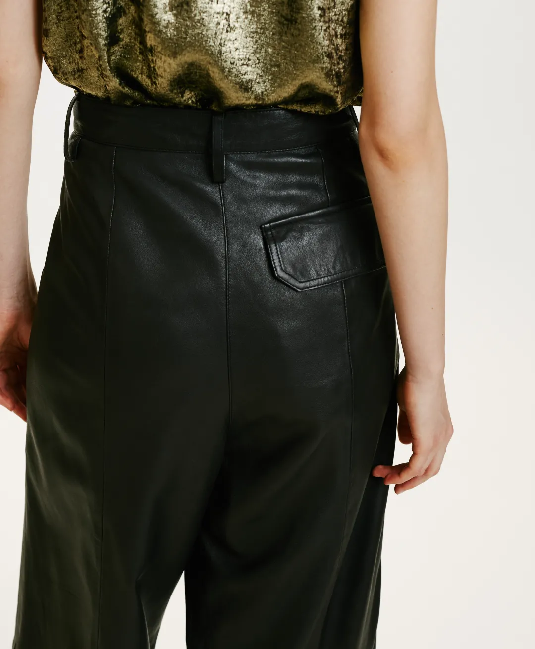Discount PANTALON GRECALE EN NAPPA - Femme Pantalons
