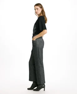 Outlet PANTALON JACQUES EN DENIM COTON LAINE STRETCH - BLEU JEAN Femme Pantalons