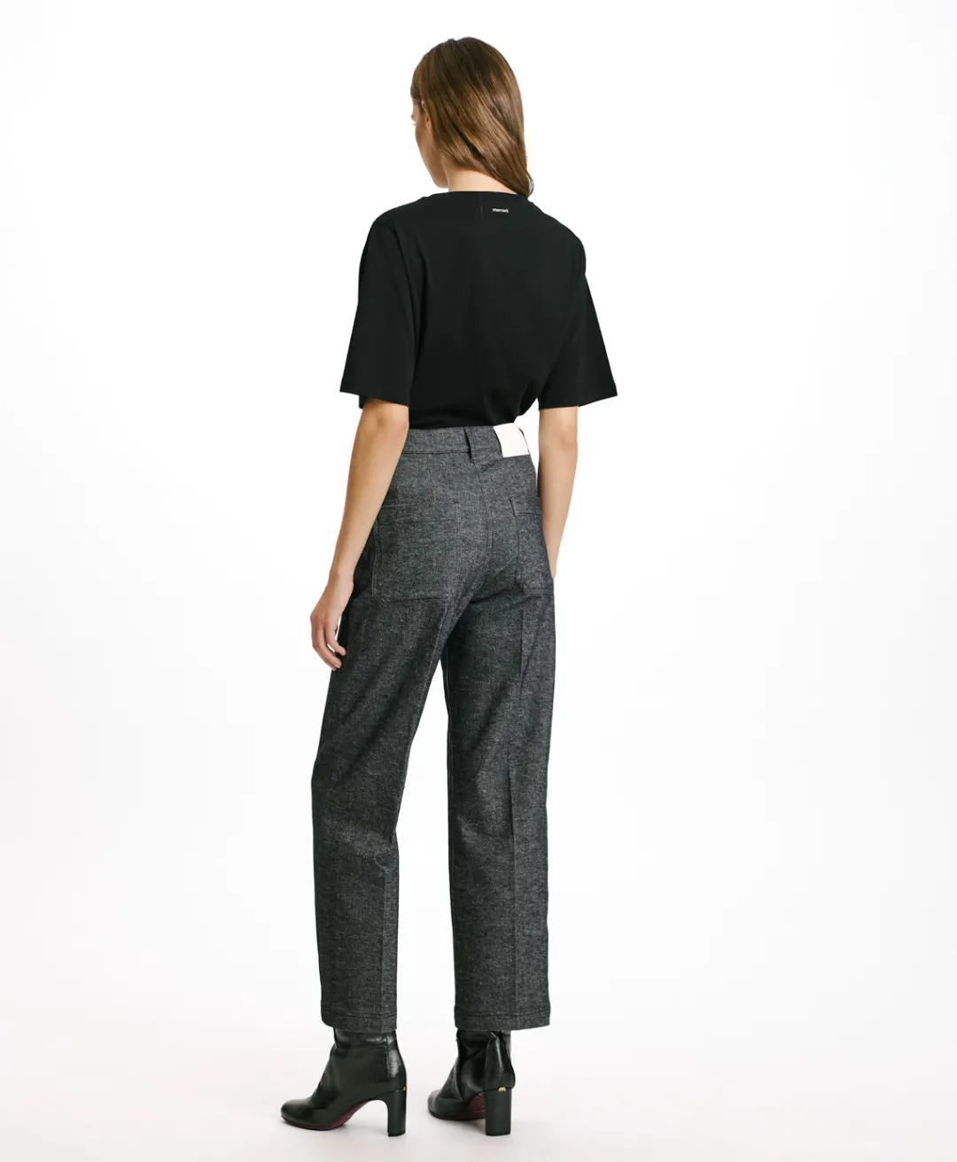 Outlet PANTALON JACQUES EN DENIM COTON LAINE STRETCH - BLEU JEAN Femme Pantalons