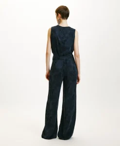Best PANTALON MISAKI EN LYONCEL VISCOSE JACQUARD - Femme Pantalons