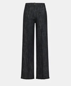 New PANTALON MIYAKO EN DENIM COULEUR FERME - Femme Pantalons