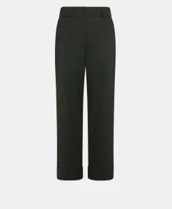 Outlet PANTALON MOKAITE AU POINT MILAN - FORÊT Femme Pantalons