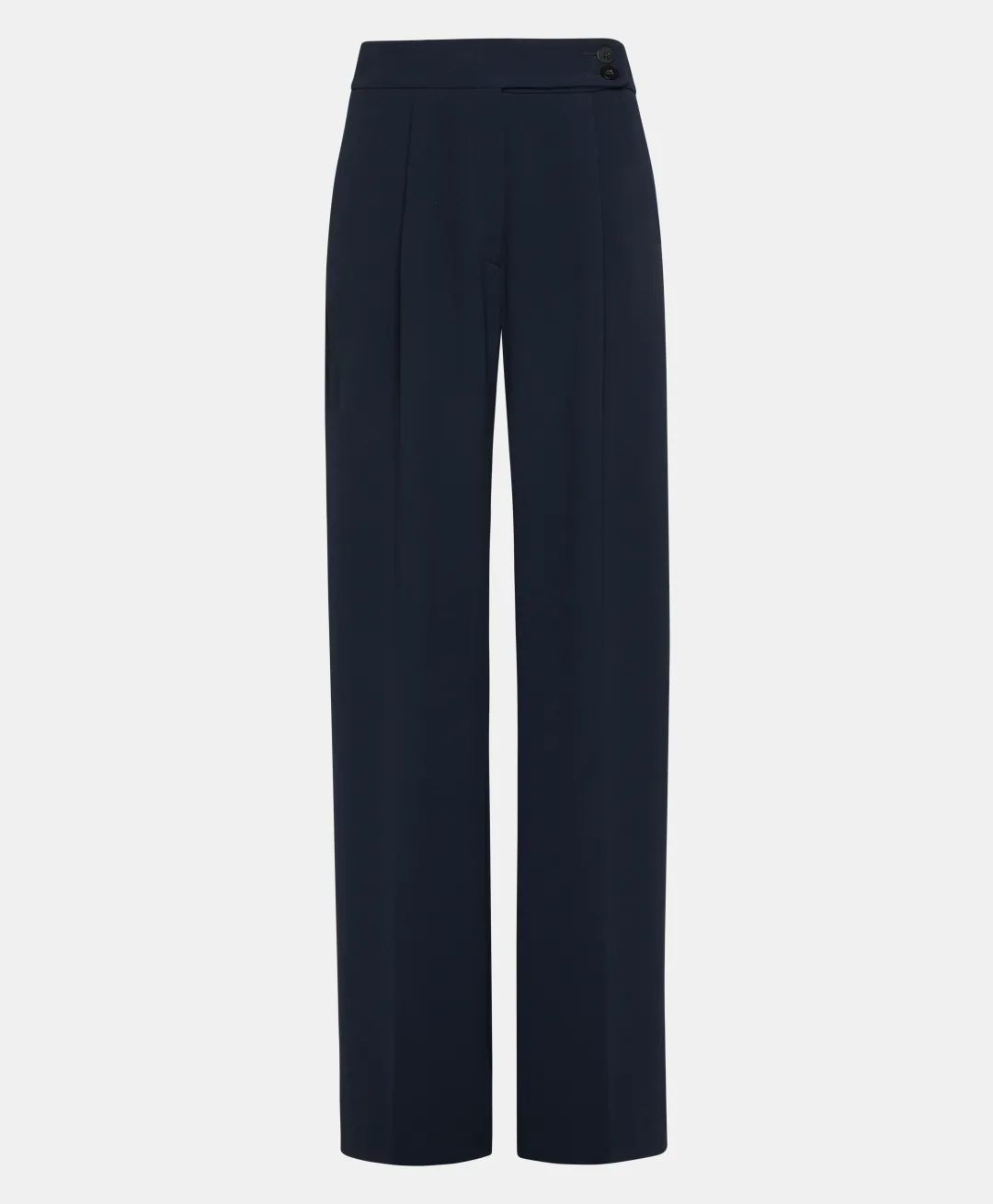 New PANTALON NOZOMI EN CADY STRETCH - BLEU NUIT Femme Pantalons