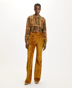 Sale PANTALON SATSUKI EN VELOURS CÔTELÉ STRETCH - Femme Pantalons