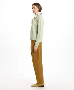 PANTALON YOKO EN VELOURS MILLERAIE STRETCH - Femme Pantalons