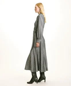 Online ROBE CONSTANT EN JERSEY LUREX - GRIS MULTICOLORE Femme Robes
