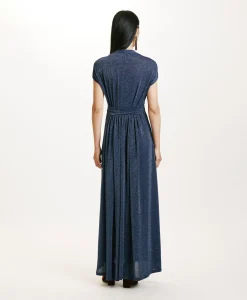 New ROBE COTONARIA EN JERSEY LUREX - Femme Robes